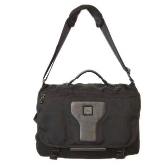 Tumi Black Messenger Bag - Picture 1 of 7